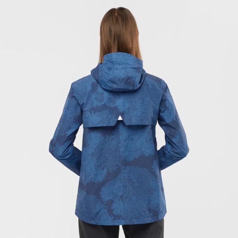 Navy Salomon Comet Wp Jkt W Women's Shell Jackets | IE UX7916